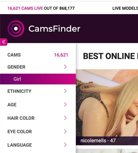 CamsFinder